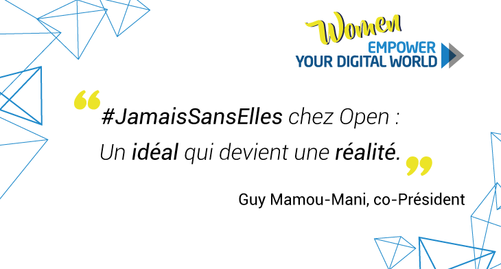 Open_ESN's tweet photo. [#BestOfOpen] [#EUXpourELLES] "#JamaisSansElles chez Open : un idéal qui devient réalité." #JournéeDesDroitsDesFemmes @guy_mm https://t.co/1IdxjeoQl1