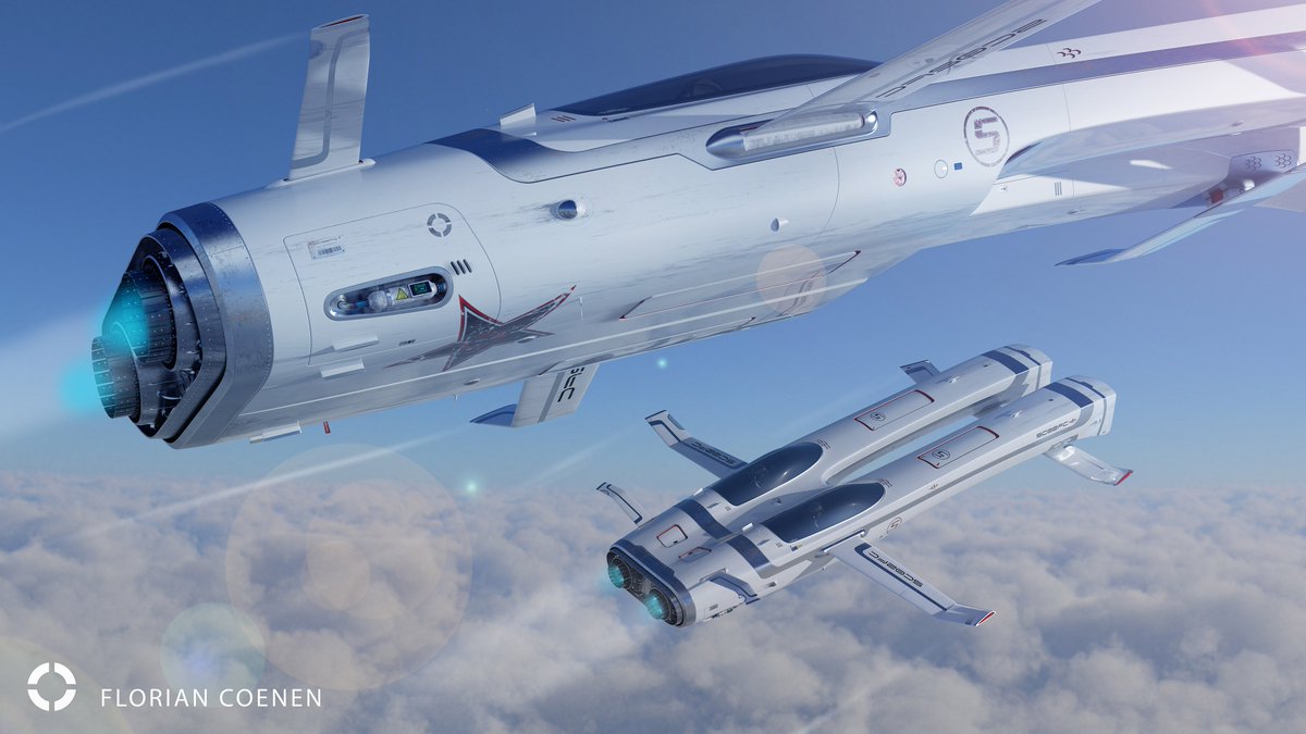 Now this is what I call a spaceship🚀😍

If you're an Inventor user, you might recognize the famous jet engine dataset.

Inserted into an <a href="/Autodeskalias/">Autodesk Alias</a> model and rendered in <a href="/ADSKVRED/">Editsin2Minutes</a> by Flo. Shout out to <a href="/HDRI_Hub/">HDRI Hub</a> for their awesome sky environment images 🔥