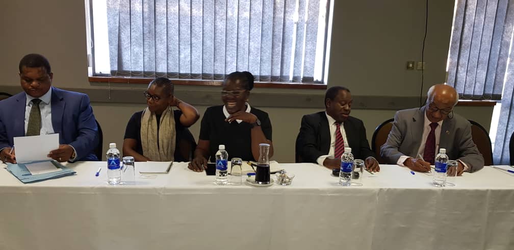 InfoMinZW's tweet photo. #MIPBS Hon Senator Monica Mutsvangwa is holding her inaugural meeting with the newly appointed @ZBCNewsonline Board today. https://t.co/ATimR9x06f
