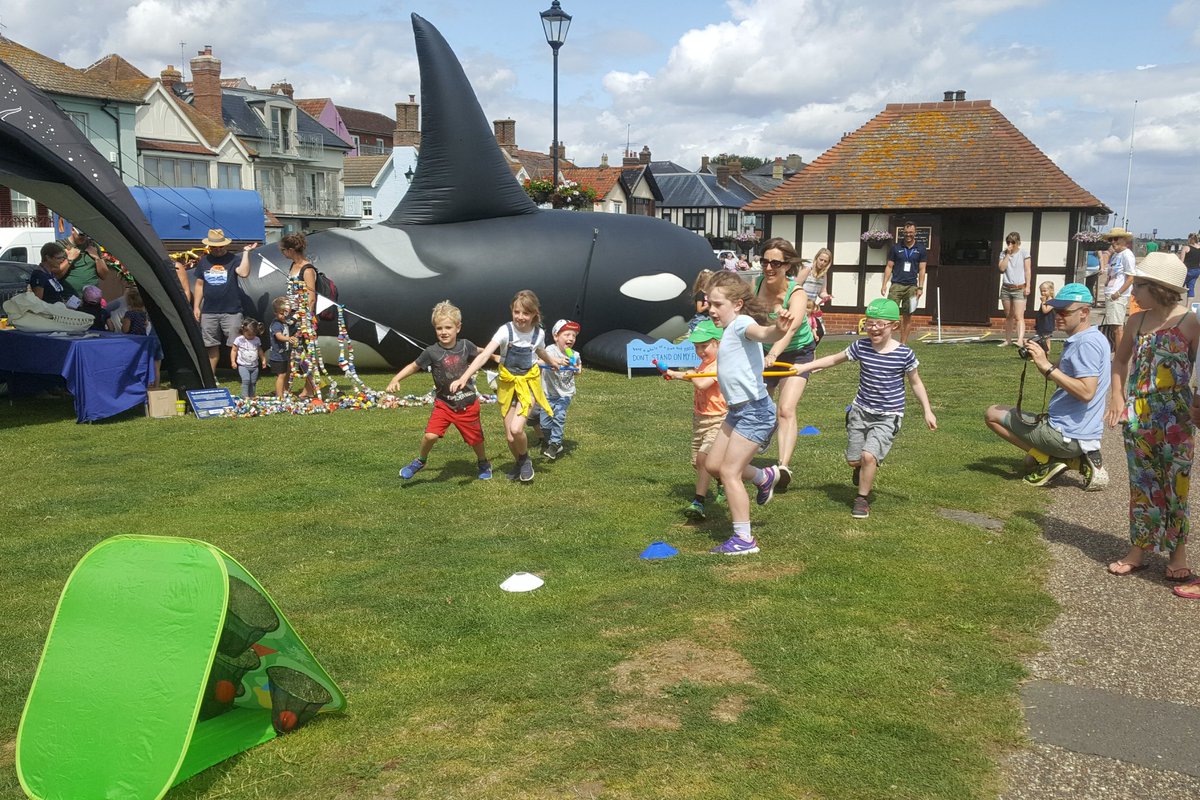 Octopus tug-of-war! 😁🐳🐙 @ItsSirenCalling Making the most of the sun 🌞🌞 #Aldeburgh #MootGreen @incredoceans #scicomm