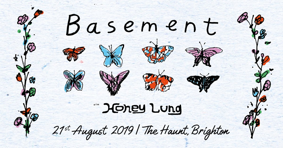 2 WEEKS TO GO! 🤘 @Basementuk @TheHauntLive #Brighton | 21st August 2019 + @HoneyLungBand Limited tickets remaining.. LoutPromotions.co.uk/basement