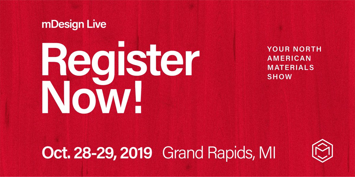 #mDesignLive is free for qualified fabricators, interior designers, and architects ⁠— all you have to do is get yourself to Grand Rapids, Michigan and grab a hotel room. Learn more about the new two-day event here: buff.ly/2K1IubO