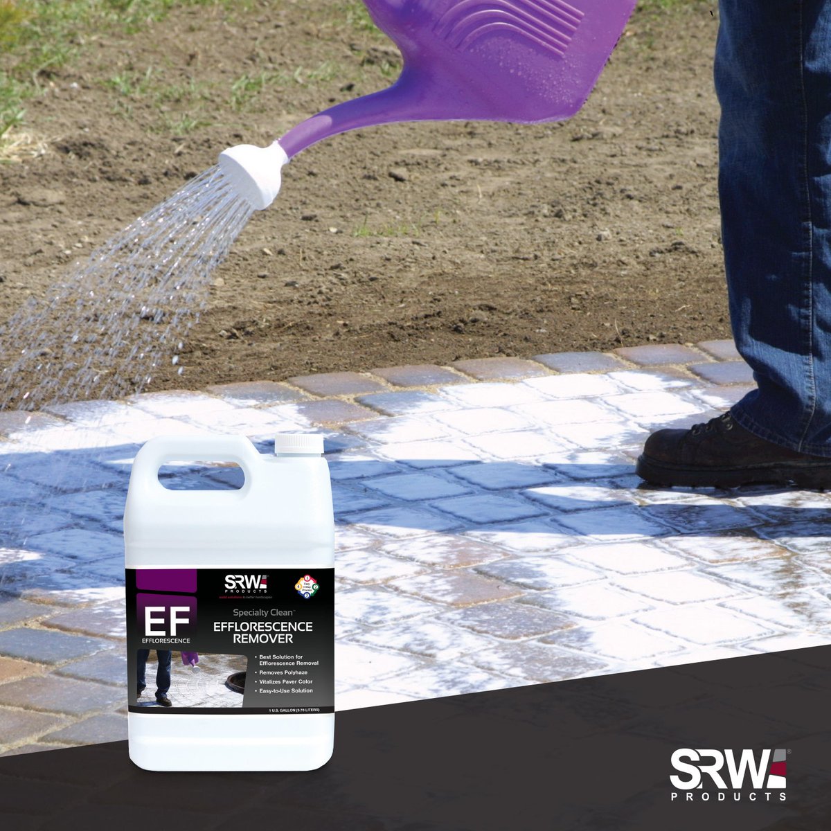 SRWPRODUCTS's tweet photo. Did you know itโs recommended to use a cleaner prior to sealing even if you canโt see any visible stains or spots on the paver surface?
Use EF Efflorescence prior to sealing pavers. It prepares the surface for the sealer to bond.
#CleanAndSeal #SRWProducts https://t.co/YGPnfQBob3