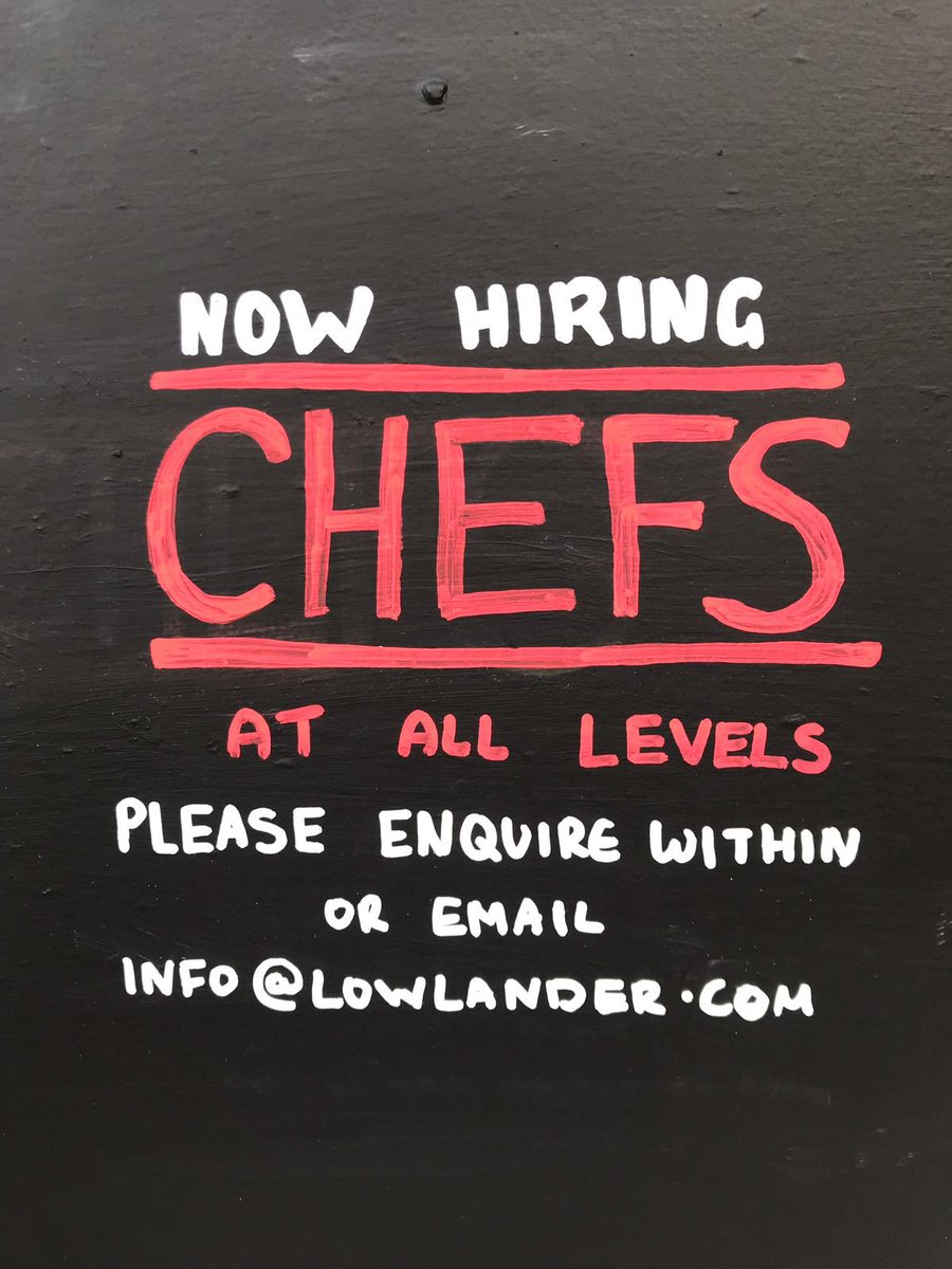 Come and join our rag tag crew of reprobates 😂We are currently looking for Chefs at all levels, so if your interested, drop us a line at info@lowlander.com 😊 #jobsearch