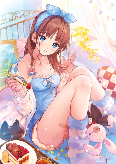 『先輩のために頑張って作ったんですよ♪早く食べて❤️』 #女の子 #オリジナル #年下彼女 #C96 https://t.co/Mhmo8po0V7 