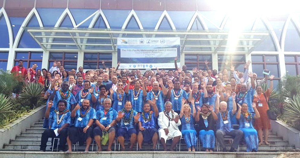 Lots of productive conversations and fun being had at HydrometPAC this week!

#Samoa #pacific #hydromet #meteorology #networking #exhibition <a href="/WMO/">World Meteorological Organization</a> <a href="/SprepChannel/">SPREP</a>