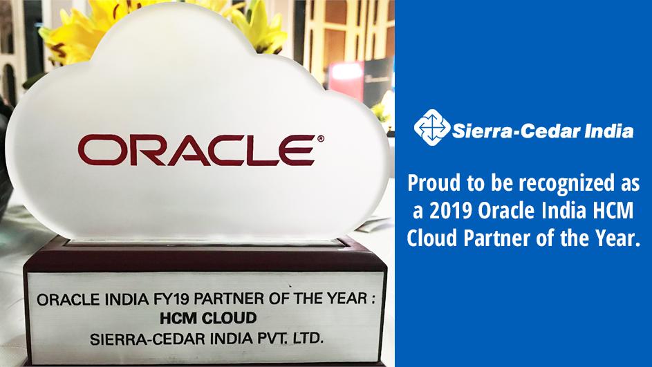 SierraCedar's tweet photo. Congratulations to Sierra-Cedar India for being awarded #Oracle India #Partner of the Year in the #HCM Cloud category. We are so proud of the entire team for this amazing achievement! Read all the details here: https://t.co/jOeQ1A3c15 #WhySCI https://t.co/w3yRkkk2wL