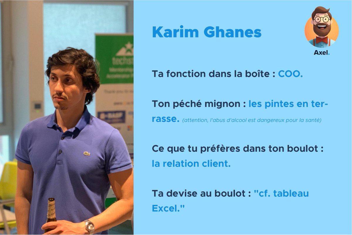Aujourd’hui, on vous présente <a href="/KarimGhanes/">Ghanes Karim</a>, COO de la #RampUpTeam. Ne vous arrêtez pas à son air sérieux, car c’est un sacré farceur !