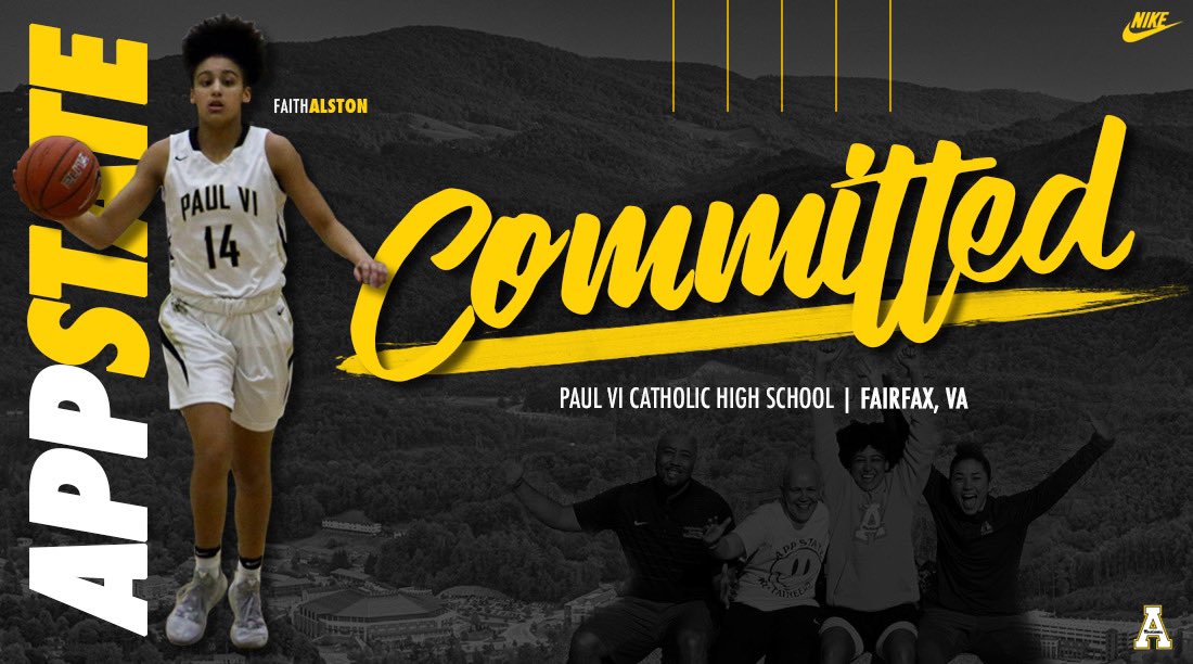 I am very excited and blessed to announce that I will be continuing my athletic and academic career at Appalachian State University! Thank you so much to everyone who has helped throughout this journey! Go Mountaineers!!! <a href="/AppStateWBB/">App State WBB</a> @AppStCoachAngel