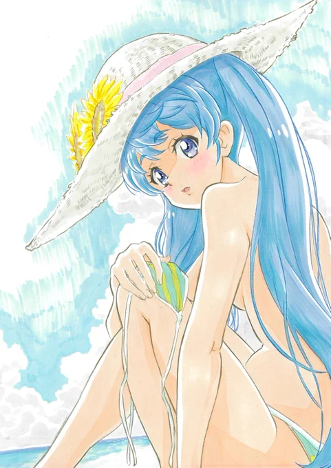 422日目。夏の海少女。初音ミク30/50 