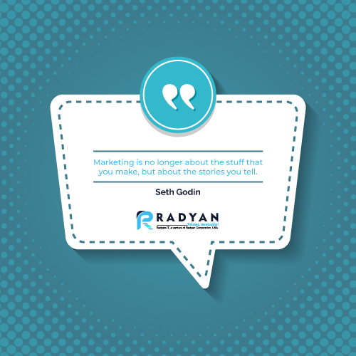 radyanitinc's tweet photo. What kind of  stories are you telling?  #smallbusiness #solutions #marketing #customer #stories https://t.co/f8SMTvoEOB