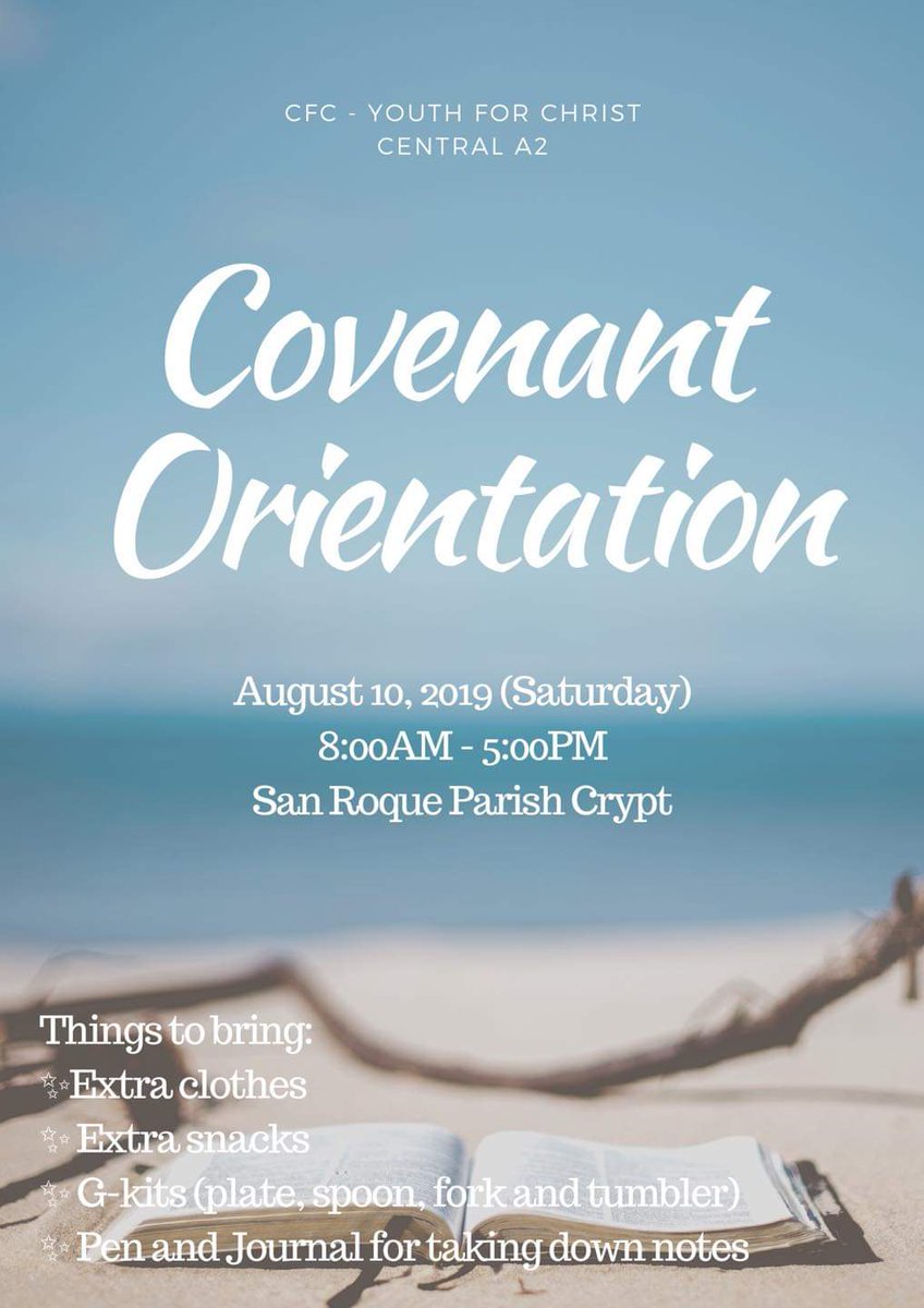 FatimaShout's tweet photo. Encouraging our fellow brothers and sisters in Christ to attend our Covenant Orientation this coming Saturday! You don’t wanna miss this, and let us experience Fun, Friendship, Faith and Freedom altogether! One Fatima, One Family! 💞 God bless everyone. https://t.co/e86Hd4z3Xr