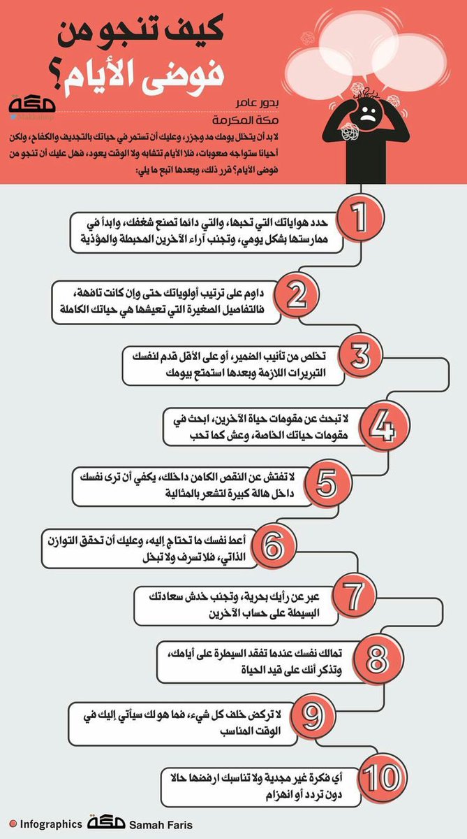 فوضى الايام و نصائح لتجنبها
#نصيحة