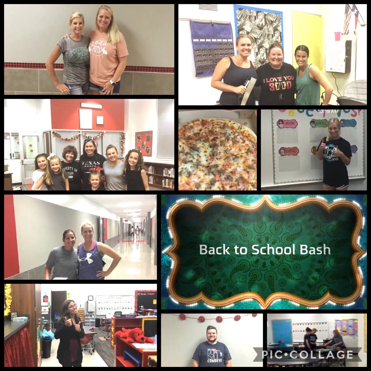 megangist's tweet photo. The @LindaLyonES staff enjoyed a time of food, fun, &amp; fellowship at our back to school bash Monday from 5:00-midnight! Bulletin boards are going up and classrooms are getting organized! We are excited for school to start! #LyonLeads https://t.co/v3cBTLjiZA