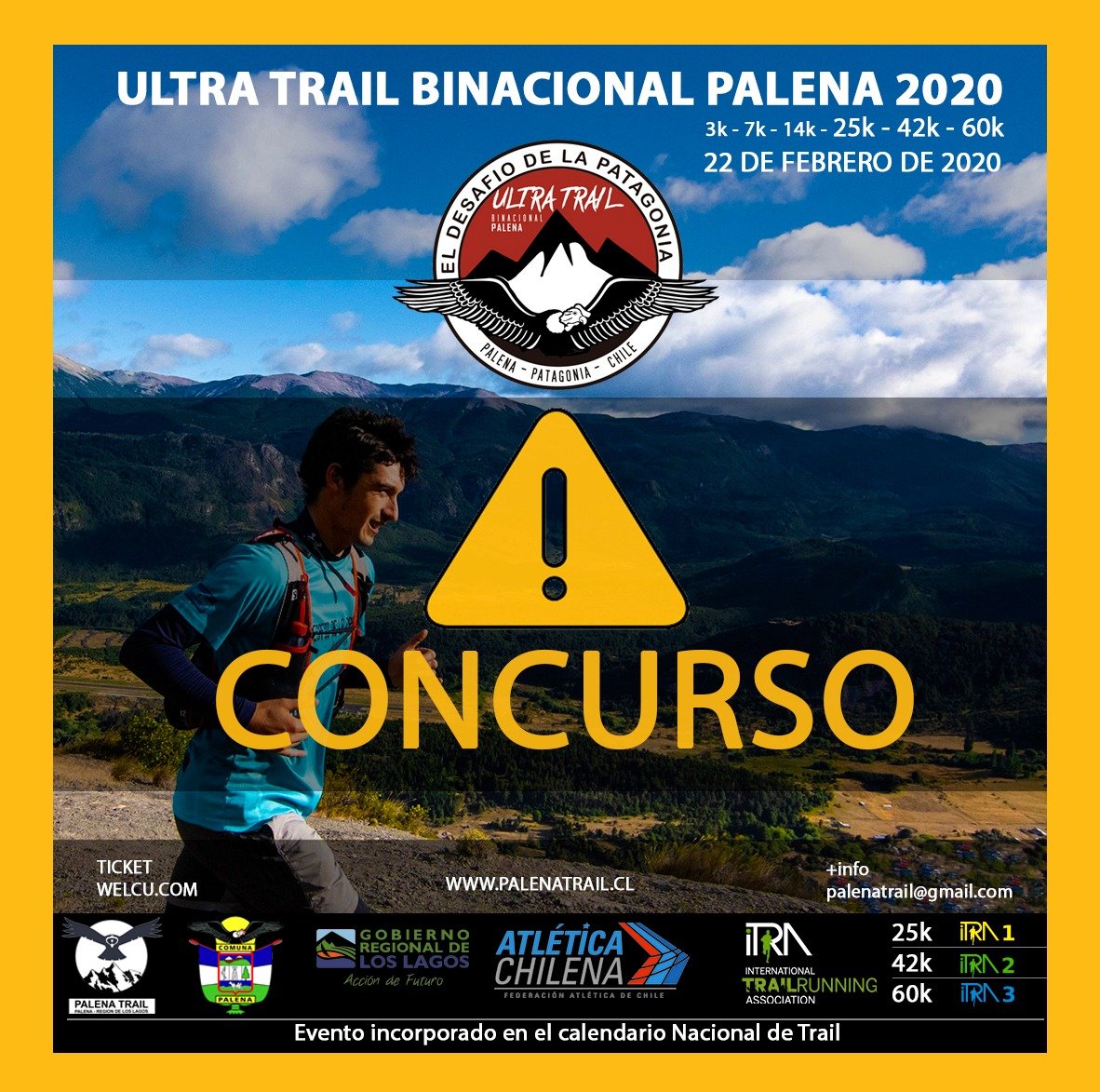 UTBPalena's tweet photo. Alerta de concurso a través del facebook de Corridas Zona Sur, a las 19:00 horas ☝🏻
Sigan Instagram @utbpalena https://t.co/v47vgbboFu