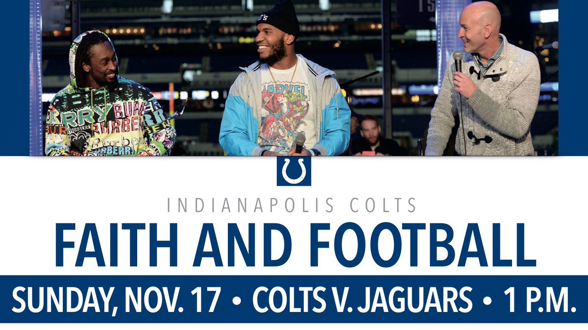 Enjoy @Colts #football game w/ RLC! Sign-up by Mon 8/12 for a special #Indianapolis Colts #FaithAndFootball event on Sun 11/17 at 1 PM. Get on-field & hear team chaplain & some players talk about life in #NFL from a faith perspective. Details: rlcindy.org/2019/08/sign-u…