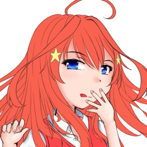 あかい駄ねこさんがTwitterに投稿した中野五月(五等分の花嫁)のイラスト。
