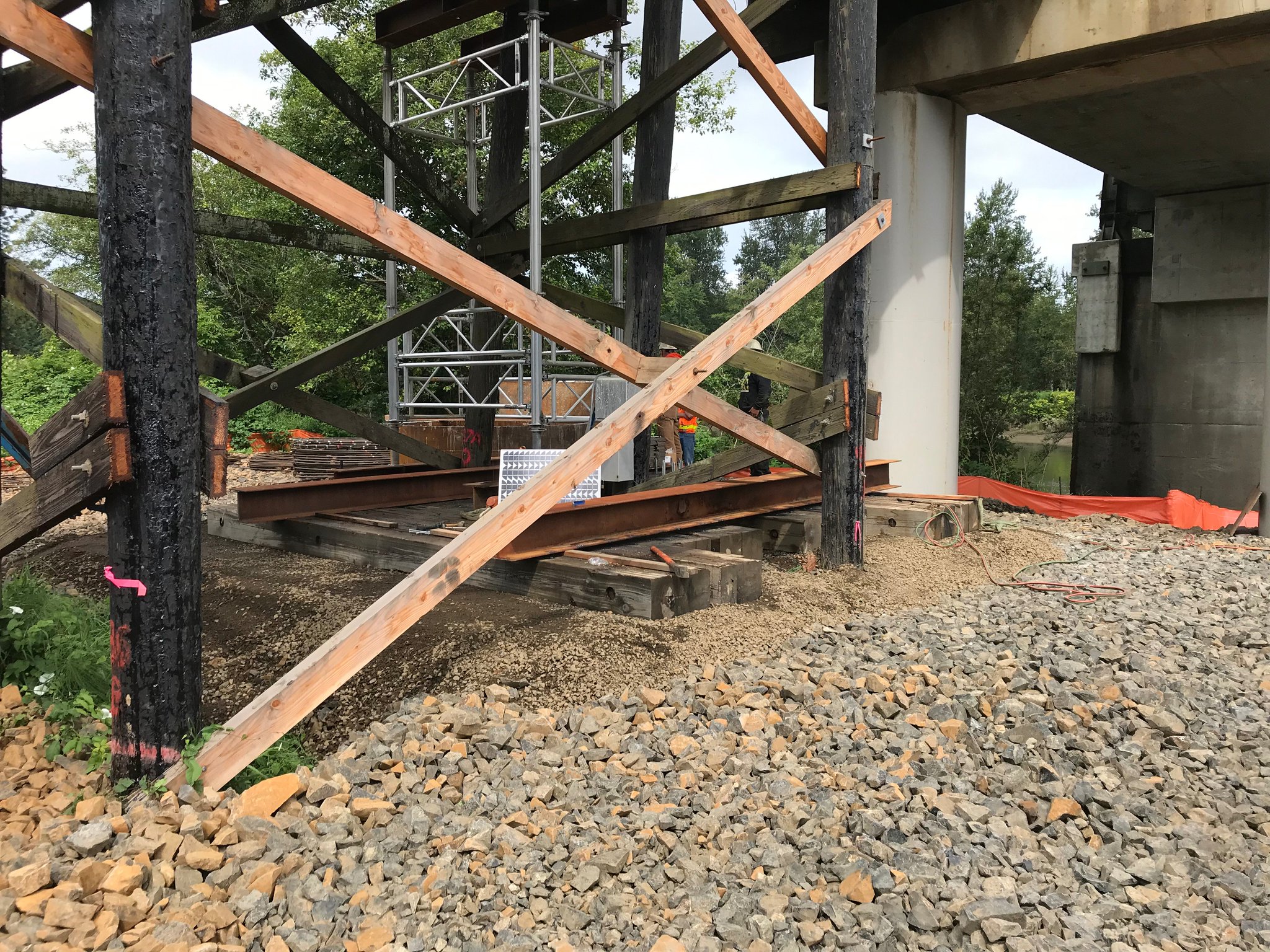 WSDOT Traffic on Twitter "Day 2 of the SR 107 Chehalis River