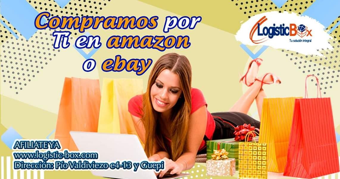 LogisticBox's tweet image. #Compramos por ti  🛍en #Amazon o #ebay y paga solo por Libra de Usa 🇺🇸 a #Ecuador, 🇪🇨 Realizamos entregas 🚛domicilio, contamos con Tarifas bajas y distintos métodos de Pago 💳💸 📞☎️ Telefono 0999 4956786 / 098 3880116 / 098 742 3993  registrate en logistic-box.com
