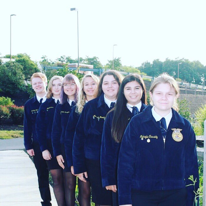 CV_FFA1954's tweet photo. We are pleased to introduce the 2019-2020 Cumberland Valley FFA Officer Team and Committee Chairs! Check out more photos on Facebook. #CVFFA #FFAProud https://t.co/OK52uFCnX5