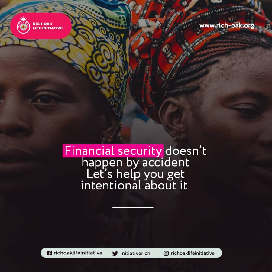 InitiativeRich's tweet photo. Financial security doesn't happen by accident. We have helped a lot of women achieve it by helping them get intentional about saving.

#Finance
#Financialgoals
#moneymatters https://t.co/B7b42KjYpT