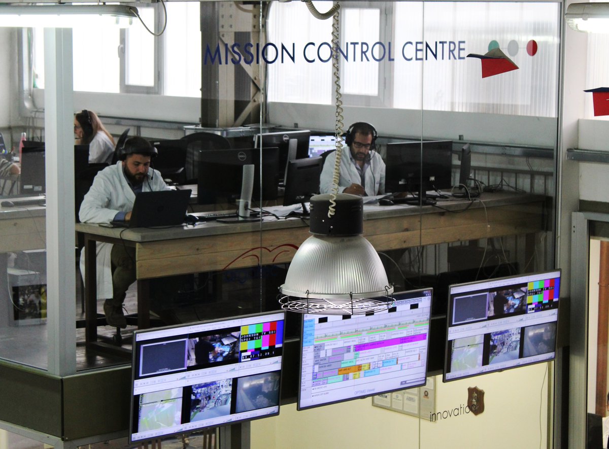 Argotec_Space's tweet photo. Today Luca Parmitano conducted #AmyloidAggregation experiment! From Argotec #MissionControlCentre, certified by NASA JPL Deep Space Network, our engineers supported operations connected in #realtime with ISS and NASA Marshall Space Flight Center. #UTISS #BeyondMission #ASI https://t.co/PZbEFYrQ4e