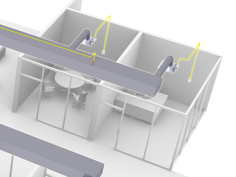 PriceHVAC's tweet photo. Multiple thermally-powered #VAVdiffusers can be used to create individual zones of control within the space, or electric motor powered diffusers can be linked together in a master/drone format to create a larger single zone.
#HVAC #ScienceOfComfort https://t.co/5IZb6RoBNW