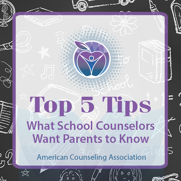 ACACounselors's tweet photo. #BackToSchool Tips from ACA: What School Counselors Want Parents to Know! 🍎 ➡️ https://t.co/G2yDg2aMDY https://t.co/UvrsPKtP7s