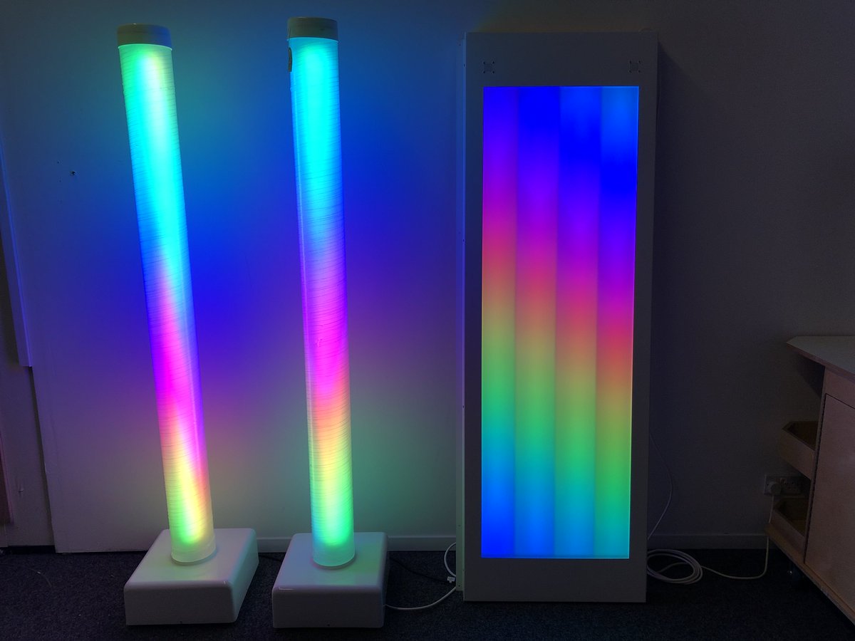 Our latest batch of Magic Rainbow Tubes and Magic Rainbow Screens are finished and ready to be sent out. These three are heading for the sun in Texas USA!

If you would like more information on our Magic Rainbow Products, you can visit out website below:

premiersolutions.co.uk/SensoryShop-19