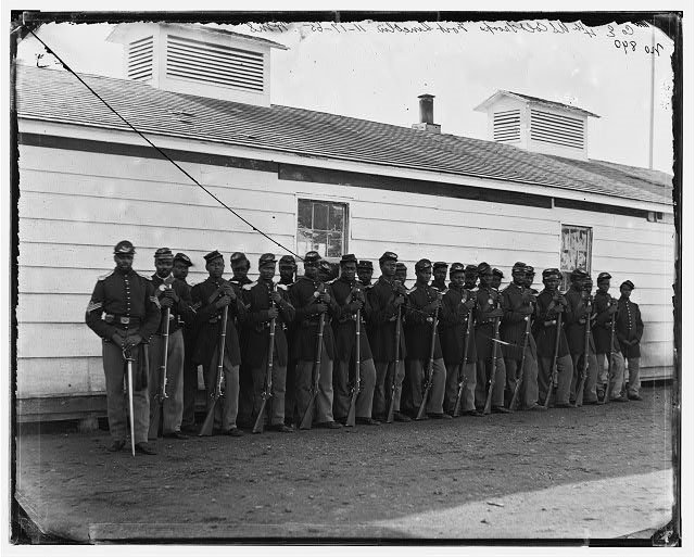 #UCFVLP is chronicling the story of 13 African American #CivilWar vets in #StAugustine #NationalCemetery. For example, Thomas Herandos, a slave blacksmith, served in the 33rd US Colored Infantry. Photo: @librarycongress #USHistory #VeteransLegacy #UCF