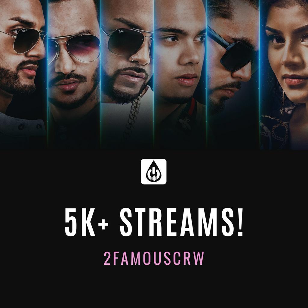 TrackDrip's tweet photo. 2FamousCrw already has over 5k streams for their new album on #TrackDrip!! ⁠@2FamousCRW 
⁠
Listen to their album now!! ⁠
⁠
#TrackDripMusic #TrackDripHits #ListenNow #PressPlay #5k #Hindi #2FamousCrw #Suriname #Worldwide #GalaxySuriname⁠ https://t.co/ngHFBQO5Wm