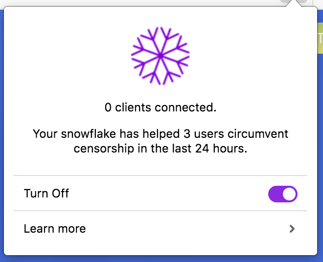 Snowflake screenshot 