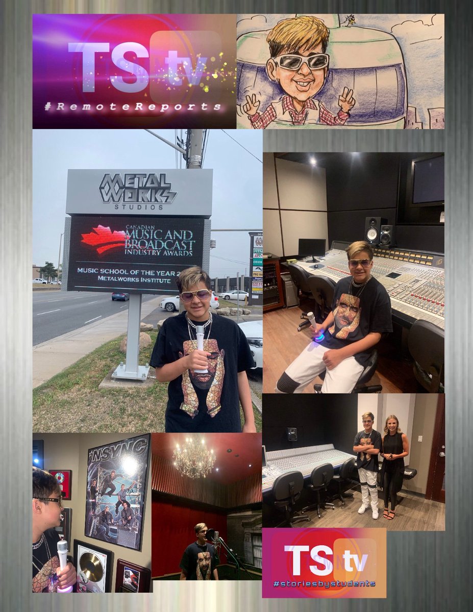 TSMN_studios's tweet photo. #TStv #RemoteReports #StoriesbyScott with a brand new #TorontoAdventure from the world famous @metalworksSOUND  @metalworksARTS coming up at 12:30 this afternoon!  #Storiesbystudents #Toronto #Summer2019 #Season2Official https://t.co/riaddB0BNy