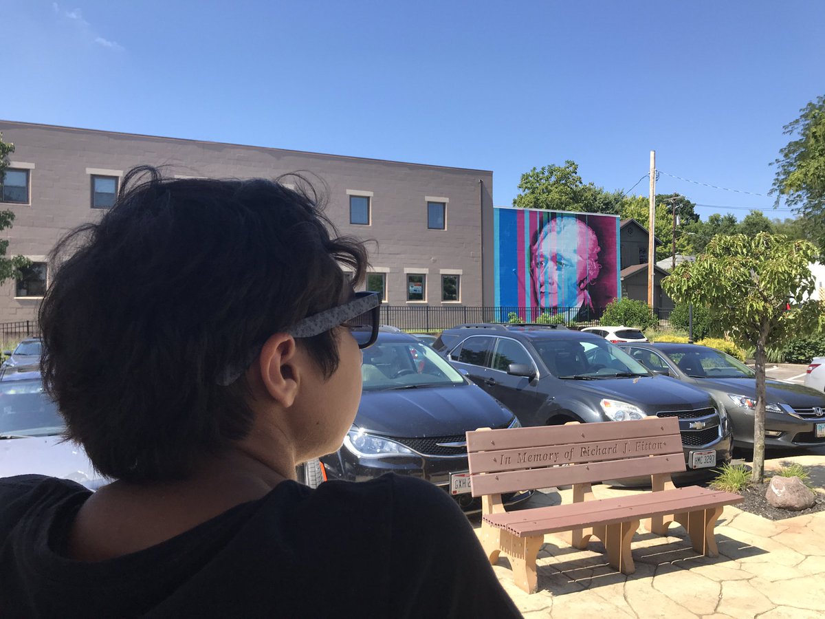 karynlocke's tweet photo. Where are all my #Hamilfans ? Having such a gorgeous morning checking out the murals in Hamilton, OH, and @GetToTheBC ! Can’t help but hum @Lin_Manuel’s opening song in @HamiltonMusical while checking them out! 🎶 #BCInspired #GetToTheBC #ohiofindithere @OhioFindItHere #tbin https://t.co/545OwA3tUt
