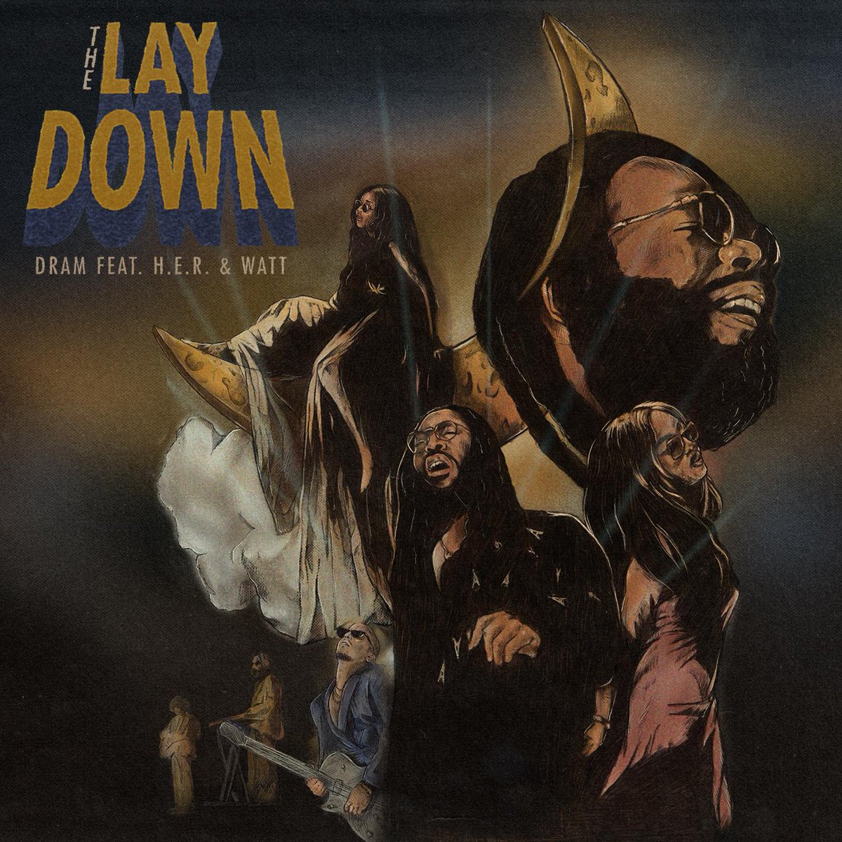 Dropped: @BIGBABYDRAM x @HERMusicx x @thisiswatt. 'The Lay Down.' tdl.sh/aUZZpO