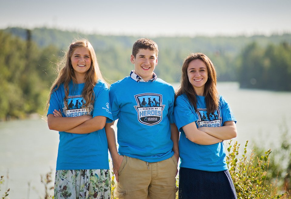 AlaskaComm's tweet photo. On Monday, with the help of @kpbsd and @BGCAlaska, we celebrated 3 youth heroes on the Kenai Peninsula. Anna from Soldotna, Zachary from Kenai and Carlee from Nikiski are doing great things. See what they're up to: https://t.co/tGO9bKKsty #SummerOfHeroes https://t.co/n7sOEvf08M