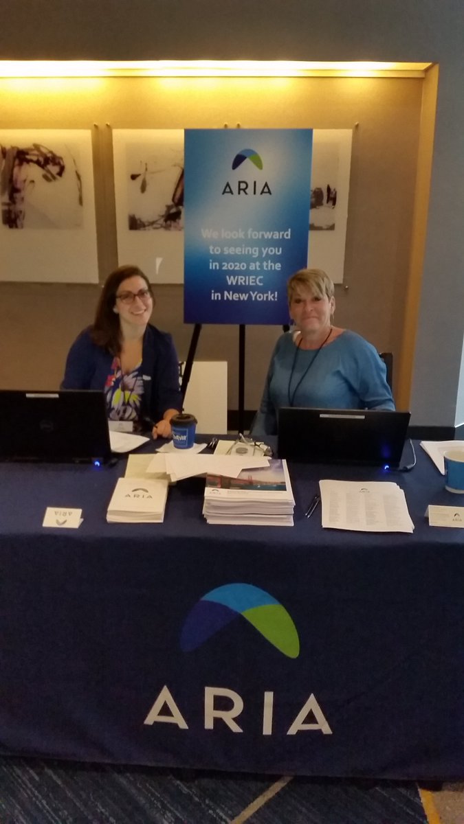 Kerry and Ang, part of the @ARIArisk Executive Office team here to support you in #SanFrancisco at #ARIA2019! #RMI #RITS #Research #Pedagogy #JRI #RMIR