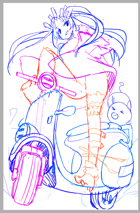 Ishtar Riding a moped #ishtar #moped 