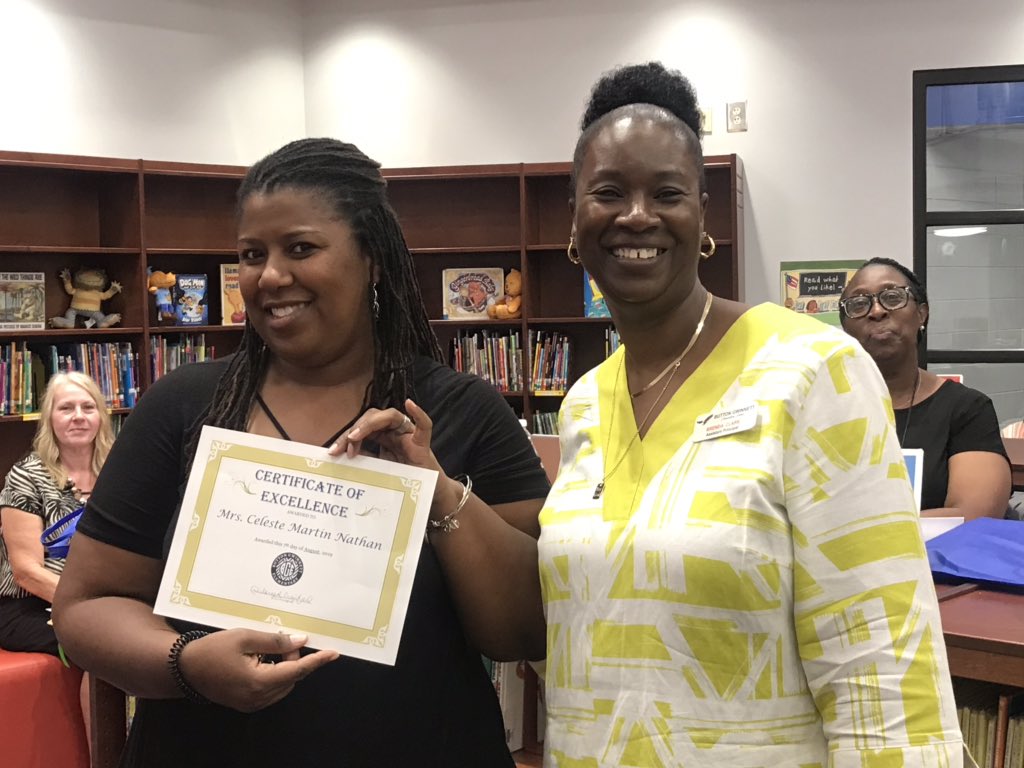 BGE_Eagles's tweet photo. Congratulations to our BGE Staff Members of the Week! Celeste Nathan, Charlene King, Jeni Lee, and Cassandra Hamer! #TheTimeIsNow #BGEEagles @LibertyCoSchool https://t.co/rPX5f6Fdql