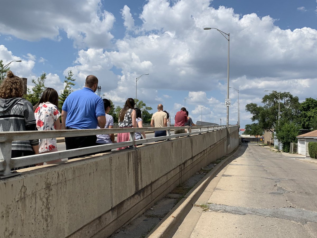 DepaPhillip's tweet photo. New teachers walking the routes of their students #ourstudentsaretough #community #mortonpride https://t.co/gAHWorlPVx