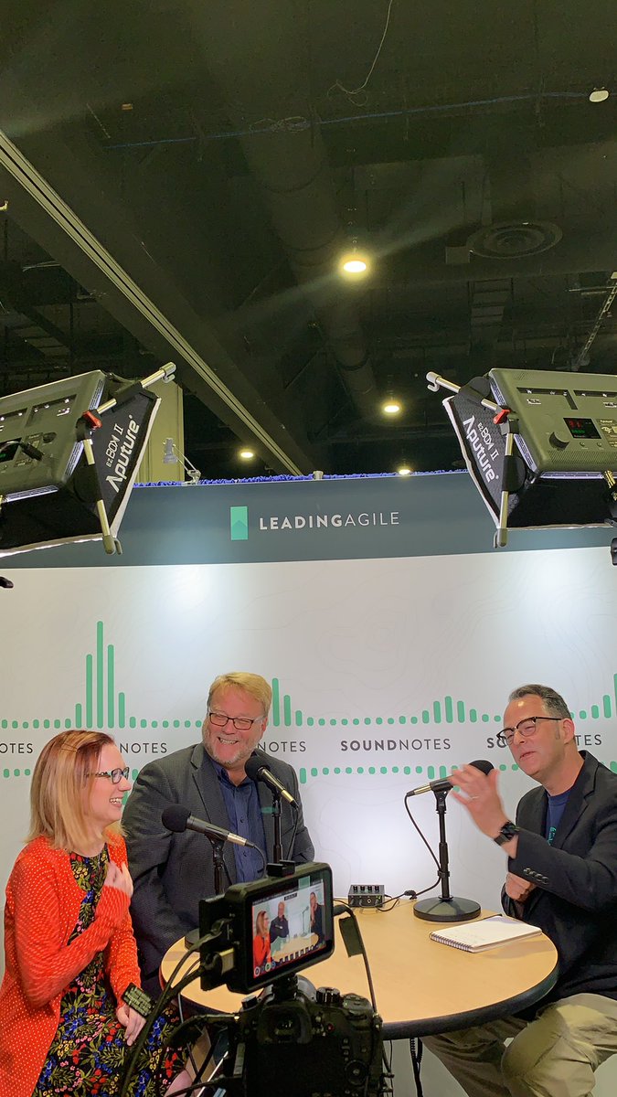 liminalarcgroup's tweet photo. This #SoundNotes episode is with @HmngbirdAgility & @howardsublett as they talk about the roles they created to run their organization #Agile2019, https://t.co/dczXJNTsm5 https://t.co/R27U0eUgUR