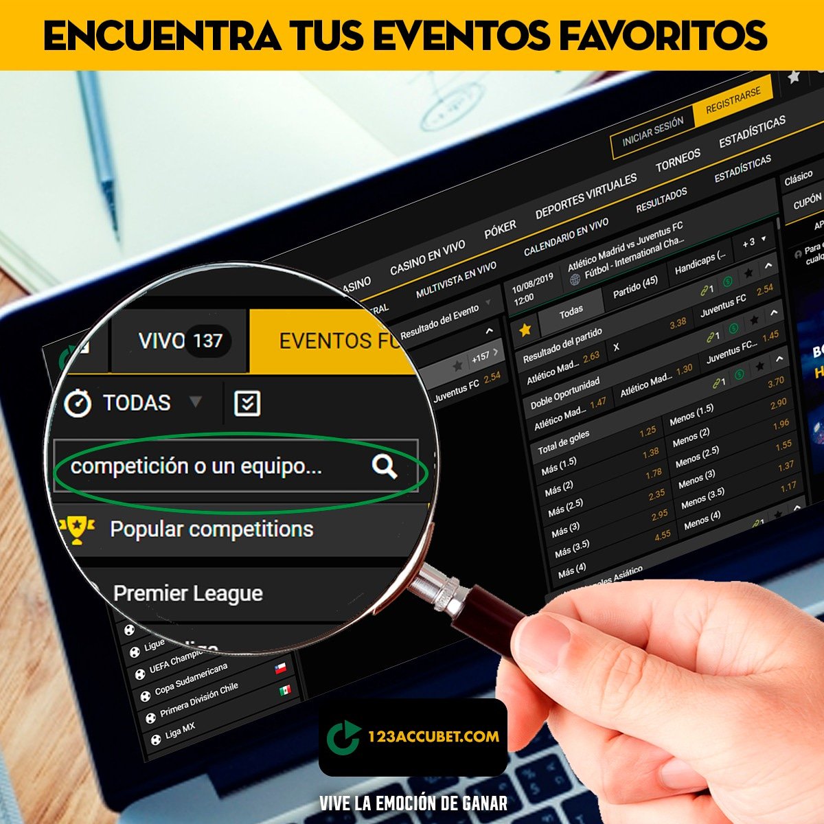123accubet's tweet photo. En https://t.co/856eayMzGp es muy facil encontrar un evento deportivo! Solo escribelo en la barra de busqueda.
HAZ TU APUESTA AQUÍ ▶ https://t.co/o7AeaPdrv6 
Vive la emoción de GANAR en 
🍀https://t.co/o7AeaPdrv6🍀
Casino en vivo: POKER, RULETA, BLACK JACK, DEPORTES Y MUCHO MAS! https://t.co/03RmvJe7Ot