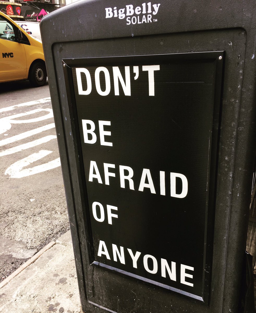 christinecuoco's tweet photo. No idea why this is all over midtown but I endorse it! #WordTSq https://t.co/oKDuQgTjDx