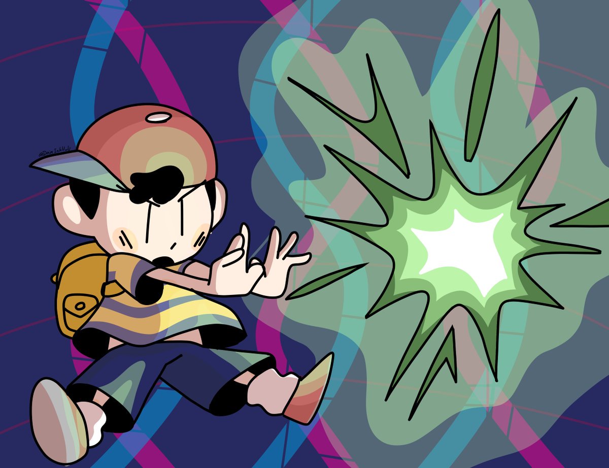 PSI_Arts's tweet photo. PSI FLASH!! Remake #art #earthbound #mother2 https://t.co/D3zmQvGGHp