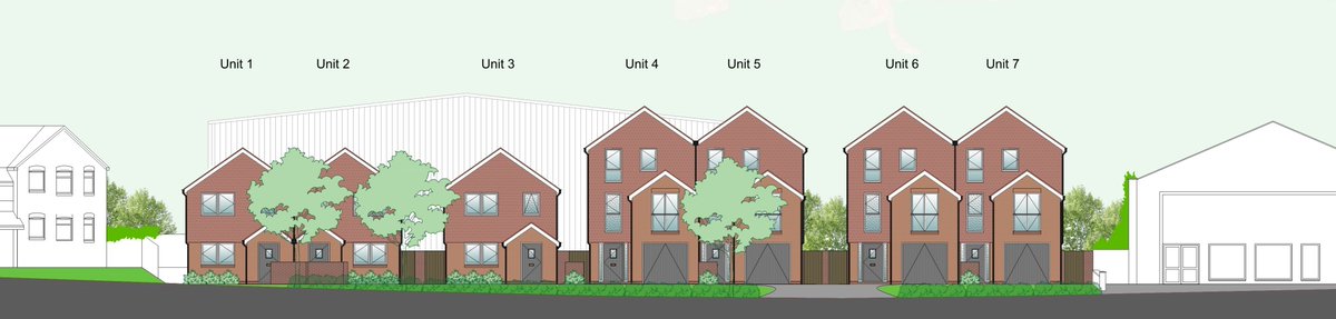 <a href="/CLArchitects_/">CLArchitects</a> are delighted to have gained planning permission for a development of 7 new dwellings on Biggins Wood Road, Folkestone. #Folkestone #Cheriton #Residential #NewHomes