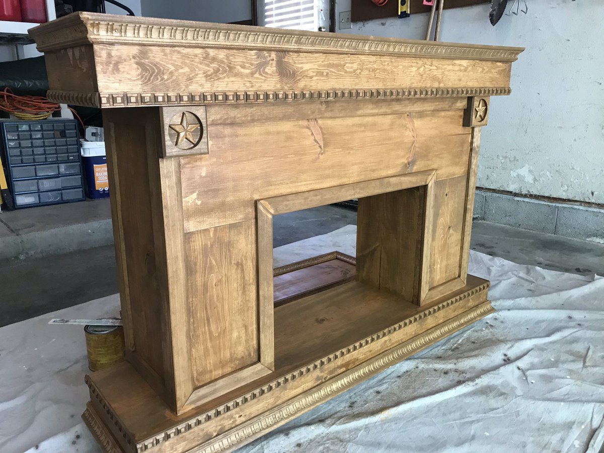 davidbudas's tweet photo. Some teachers spend August making bulletin boards and posters to decorate their classroom. I used this time to make a new fireplace for hiSTORY TIME! https://t.co/U5ooSZBTB1