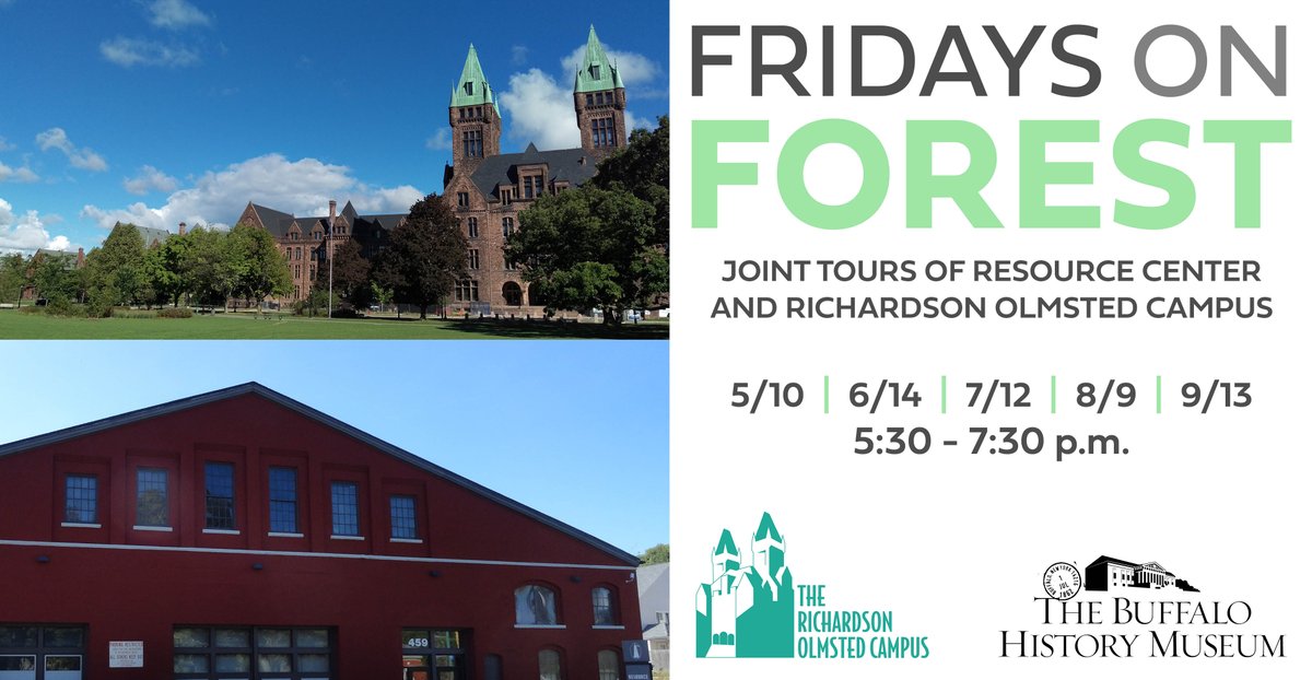BuffaloHistory's tweet photo. The next Fridays on Forest tour is this Friday and there are still tickets available! Join us and @RichardsonCtr for a unique tour opportunity on Forest Avenue, register here: https://t.co/Ratsjz18jz 
 #BuffaloHistory https://t.co/uXwZH0g1Is