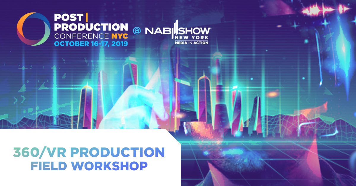 FMC_Conferences's tweet photo. Want to learn how to shoot and edit #360video footage? Join us for a 2-day hands-on workshop with Nick Harauz from @createoneeleven to get the hands-on experience you need to create your next #immersive masterpiece! Learn more at https://t.co/26w4gPgM71 #NYPPC #NABShowNY #VR https://t.co/5pBTgnVMNS
