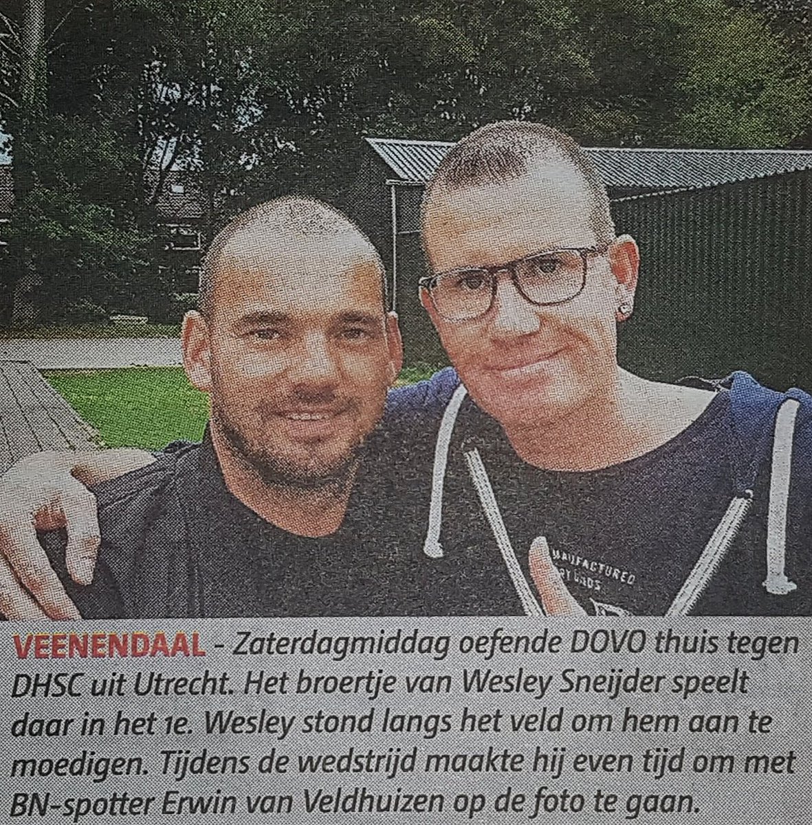 ErwinVonline's tweet photo. Vandaag in de Rijnpost.

#derijnpost #veenendaal #dovo #wesleysneijder #rijnpost #voetbal #ajax #realmadrid #galatasaray #knvb #recordinternational #oranje #sneijder #dhsc https://t.co/Hu2XNxCzaq