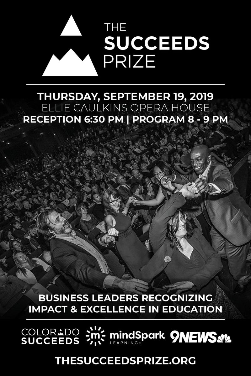 COSucceeds's tweet photo. Free registration for #TheSucceedsPrize is now open! You won't want to miss Colorado's premier celebration recognizing innovators in education. #EdColo https://t.co/XghDfANZi9 https://t.co/pV9gT7NhpE
